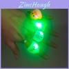 Colorful Glow In The Dark Christmas Cartoon Soft Rubber Rings For Kids Parties