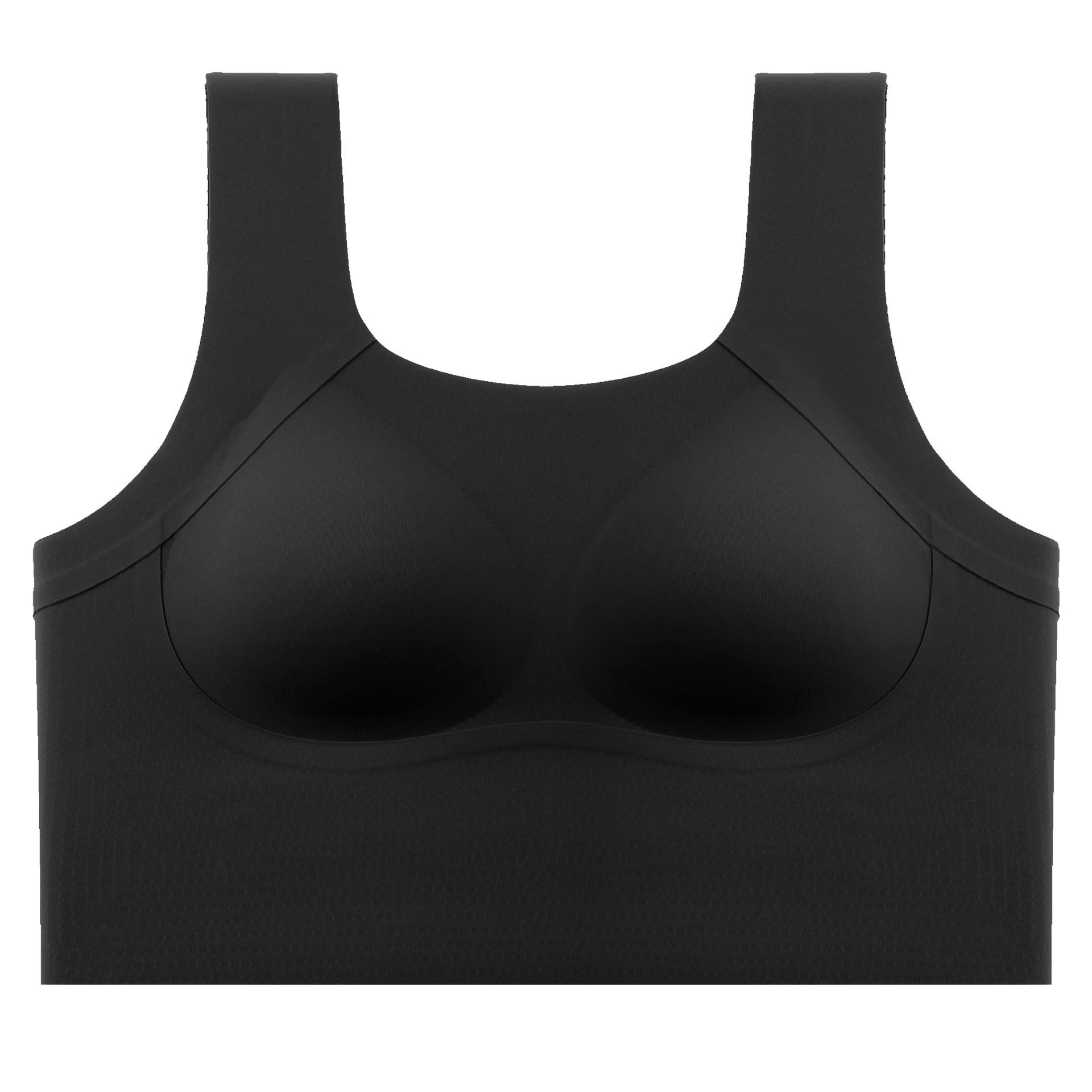 

Sports High-intensity One-piece Bra Pad Traceless Vest Yoga Running Shockproof Gathering Comfortable Bra m (recommended 45-55kg )