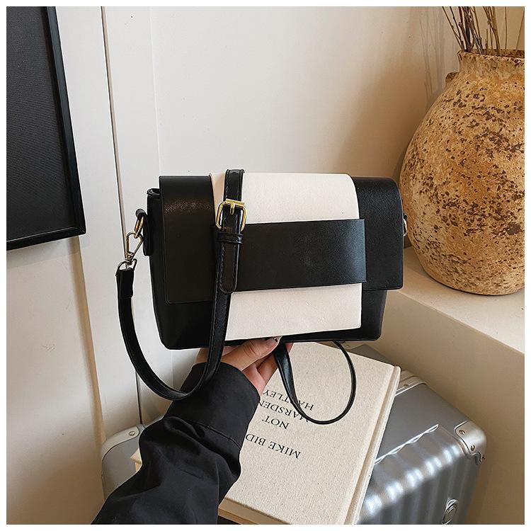 Crossbody Bag Neutral Soft Leather Woven Small Square Bag Tofu Bag Niche Design Single Shoulder Women's Bag