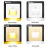 PIR Motion Sensor Wall Lamp Switch Human Body Sensor Footlights  180° Sensor Range for Porch Corridor Corner Stair Lamp