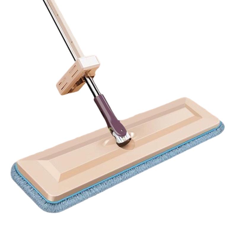 Dropshipping-Ready Rotating Mop: Hands-Free, One-Wipe Clean with Large Flat Panel for Effortless Household Cleaning