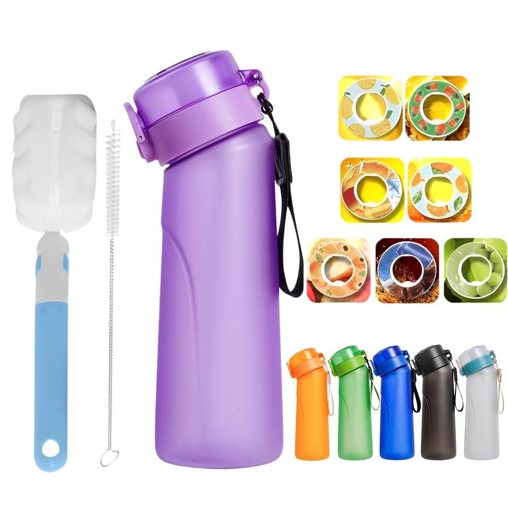 Sticlă de apă cu 7 păstăi, sticlă de apă cu fructe de 650 ml, ceașcă de apă 0% zahăr, ceașcă de apă pentru sport