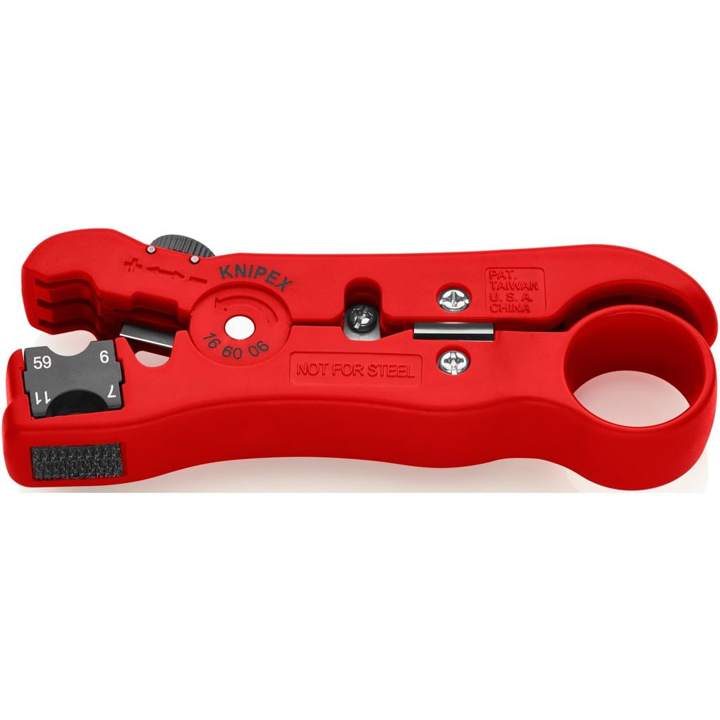 KNIPEX KNIPEX Ściągacz do kabli koncentrycznych 1660-06SB