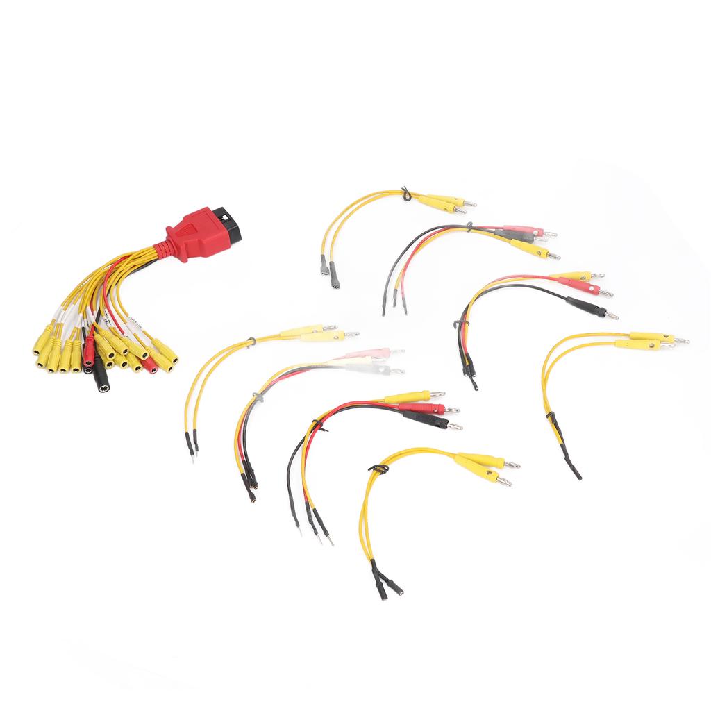 16pin Male Connector Diagnostic Cable Adaptor with 20pcs Extension Cable for Car