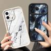 Shockproof Phone Case For iPhone 17 Pro Max Case iPhone 16 15 14 13 Pro Max 11 17e 16e Sandstone Marble Print Soft Silicone Bumper Cover