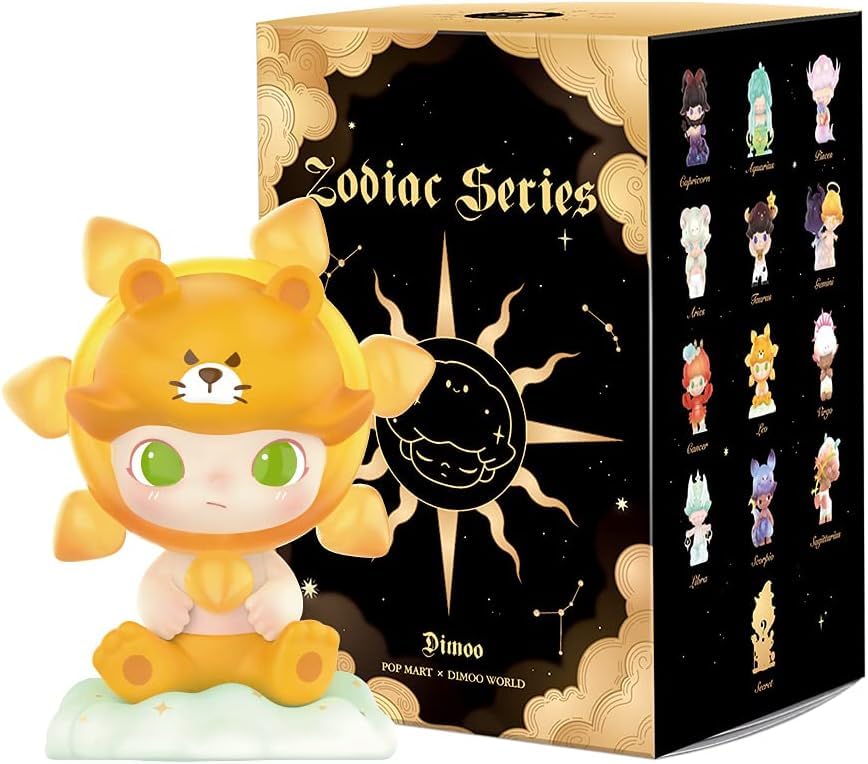 

POP MART DIMOO Constellation Series Pop Mart Gachapon Blind Box Figure Plastic Model Premium Toy PVC Soft Vinyl Original Character Birthday Gift [1