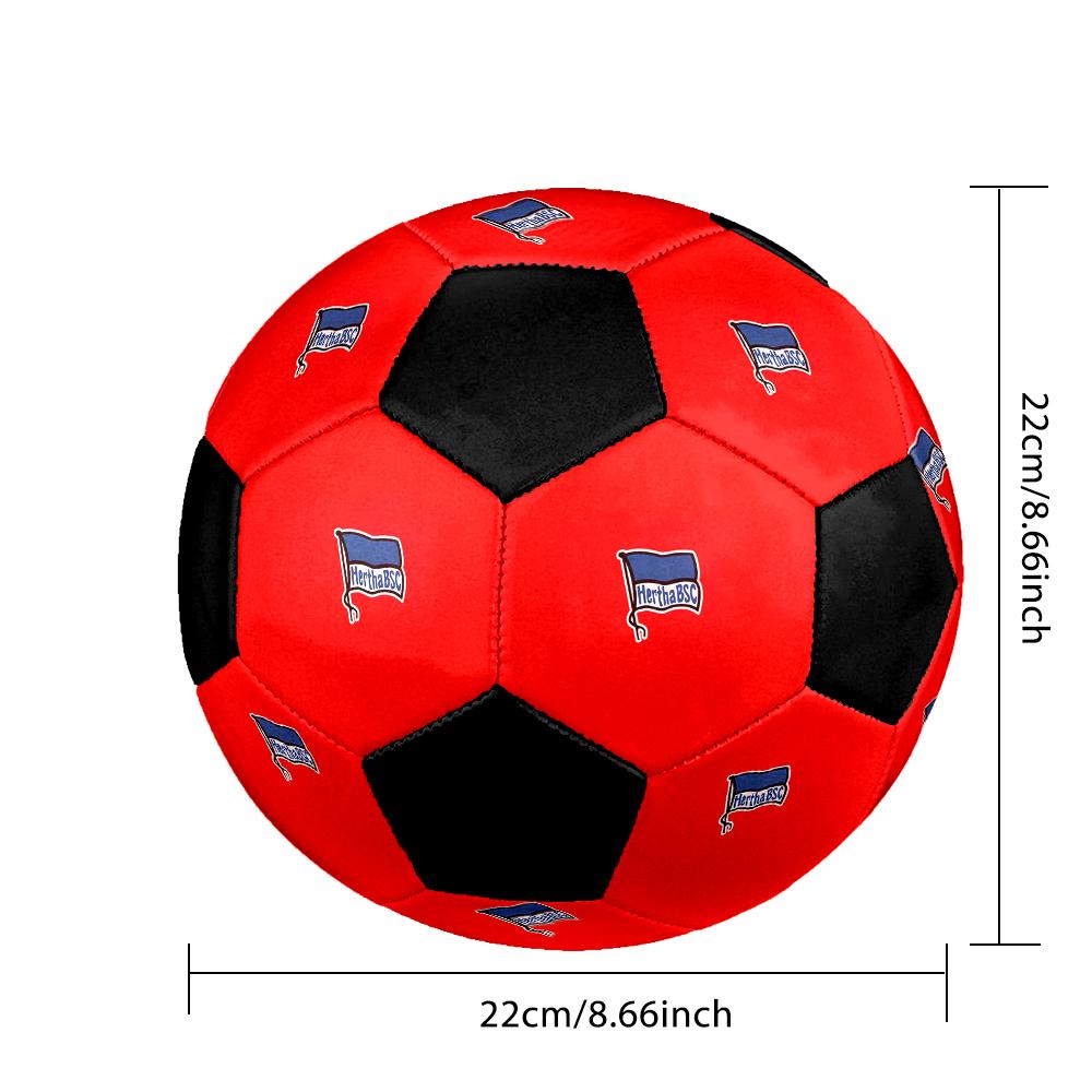 Hertha BSC Soccer Ball Colorful All Ages Machine Stitched PVC Competition Ready Durable High-Bounce