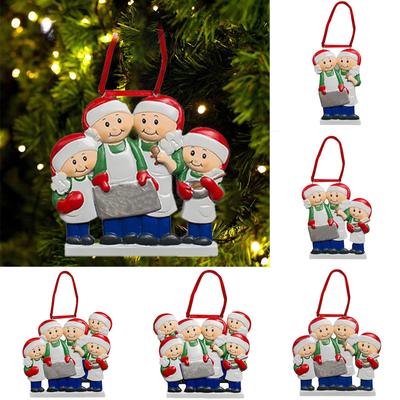 Personalisierte Familien-Weihnachtsbaumdekorationen Familie 2021 Weihnachtsfeiertagsdekorationen