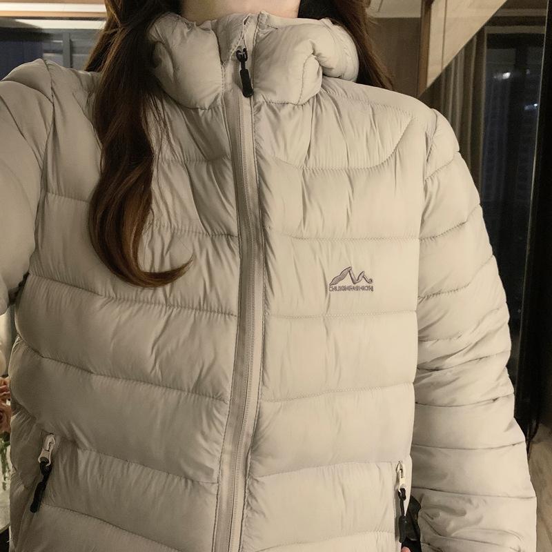 Retro Light and Thin Hooded Down Cotton-padded Jacket for Women's Winter 2025 New Small Man Padded Cotton-padded Jacket