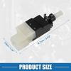Brake Stop Light Lamp Switch No.0015454409 Brake Pedal Control Switch for Mercedes-Benz E320 2007-2009 Plastic Black Beige