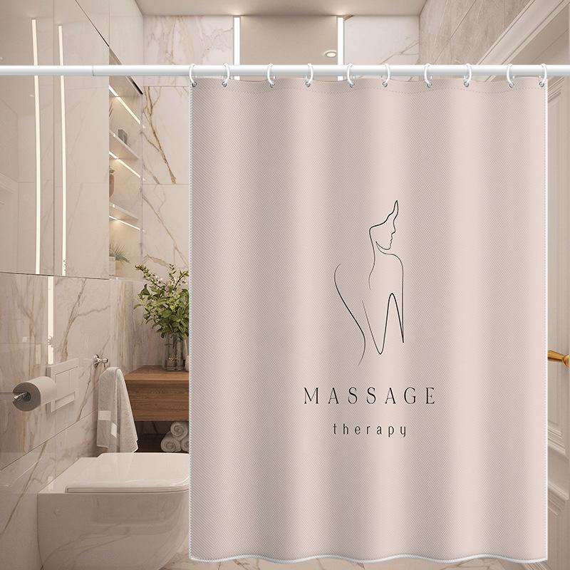 Perdea de duș îngroșată, rezistentă la apă, rezistentă la mucegai, Perdeau despărțitor de duș.