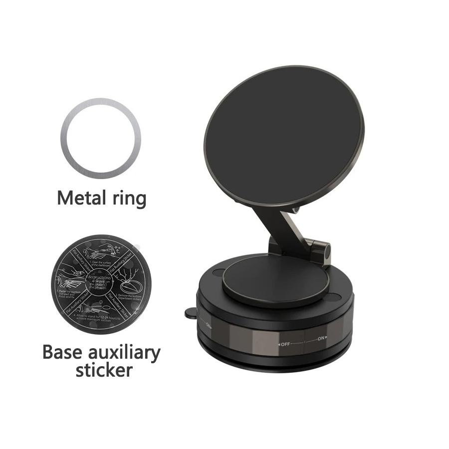 

Car phone mount, Magnetic car phone holder, Vacuum suction phone holder, Broad Compatibility 360 Degree Rotatable Suction Cup No чёрный