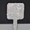 1pc Portable Crystal Rhinestone Handheld Mirror, Rhinestone-Encrusted ABS Beauty Handle Makeup Mirror, Bling Bling Princess Mirror for Makeup Touch-Up