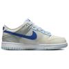 Nike Dunk Low GS Just Stitch It -  Hyper Royal Kids Sneakers Cream Ivory White FB1843-141