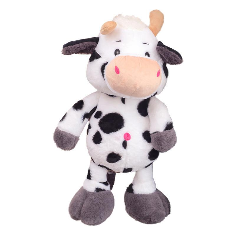 Soft Farm Animal Plush Toy Cow With Pp Cotton Filling For Kids And Teens Gift
