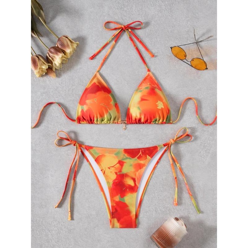 Nové dámské šněrovací bikiny Plavky Prémiové plavky Sexy plážový oblek Letní móda