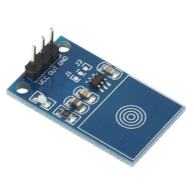 TTP223 Touch Control Switching Module With LED Indicator DC2 5V Input Small Size for DIY Electronic Applications