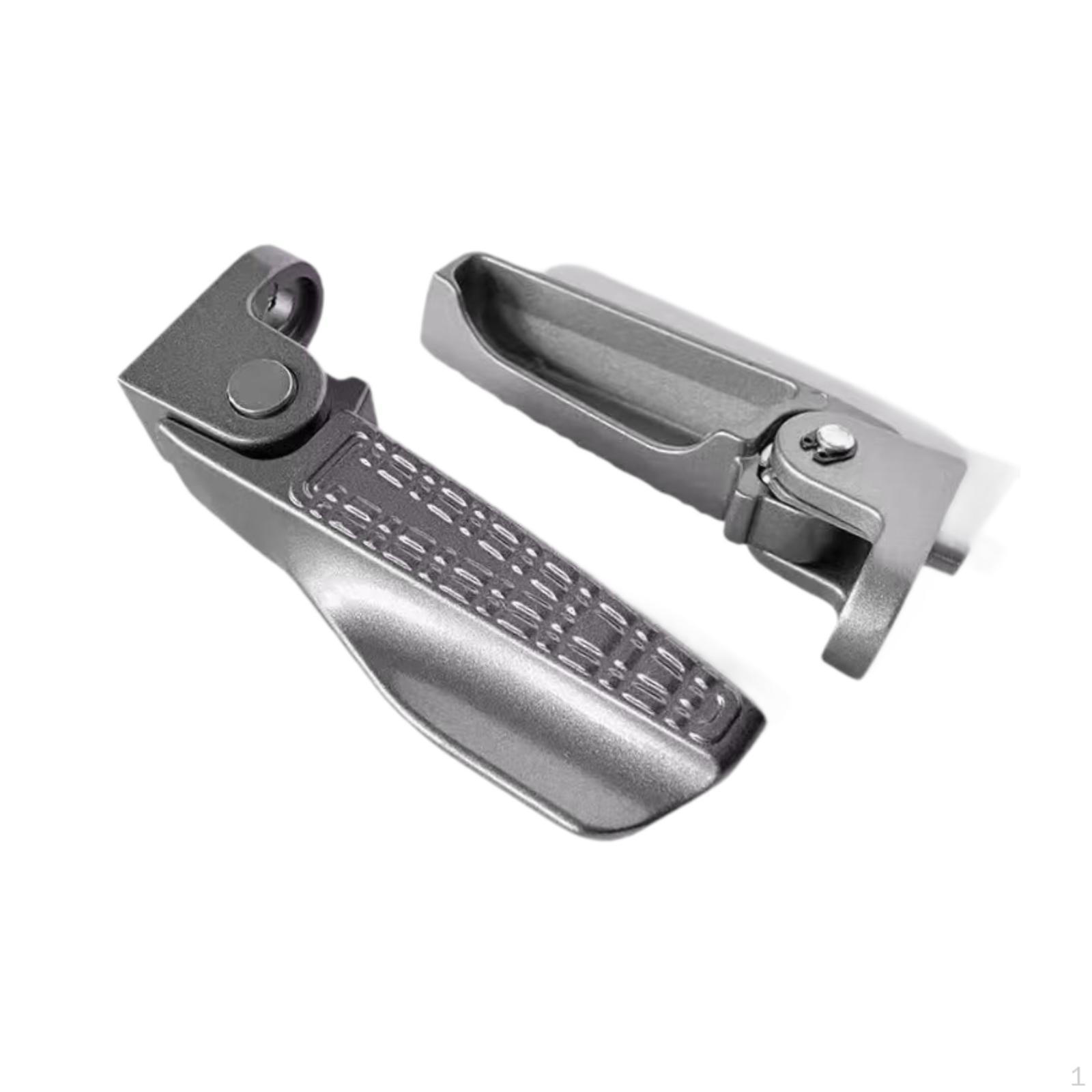 

Electric Bikes Rear Pedals Foot Pegs Directly Replaces Foldable Easy Installation Anti Slip