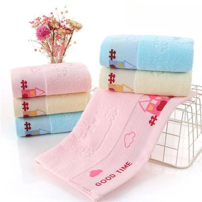 New Fashionable Pure Cotton Children's Towel 25 * 50cm Soft and Absorbent Baby and Student Face Wash Towel