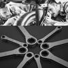 Two Way Multifunctional Wrench Ratchet Wrench Mechanical Workshop Hand Wrenches Professional Mechanic Work Wrenches Double Ended