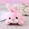 Kreativer Niedlicher Plüsch-Hasen-Schlüsselanhänger Stilvoller Einzigartiger Taschenanhänger Zartes Liebenswertes Geschenk für Paare