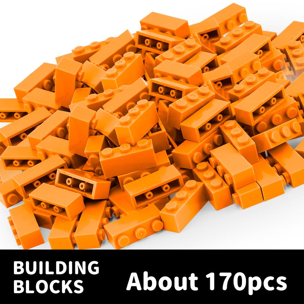 200g1x3 High Brick Multi Colour Timeless Basic Parts Building Imaginative Playthings Building Blocks Playthings Add-ons Fitting