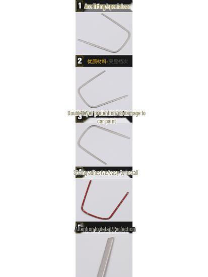 Compatible Decorative Frame for Bora Dashboard, Gear Shift, and Cup Holder Modification (Fits 16 Models)