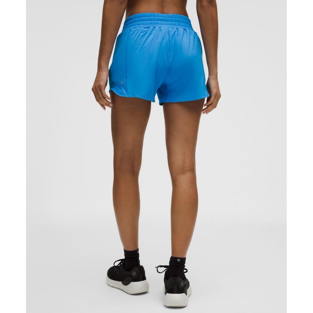 Lululemon Hotty Hot High Rise Lined Short 4  Cornflower