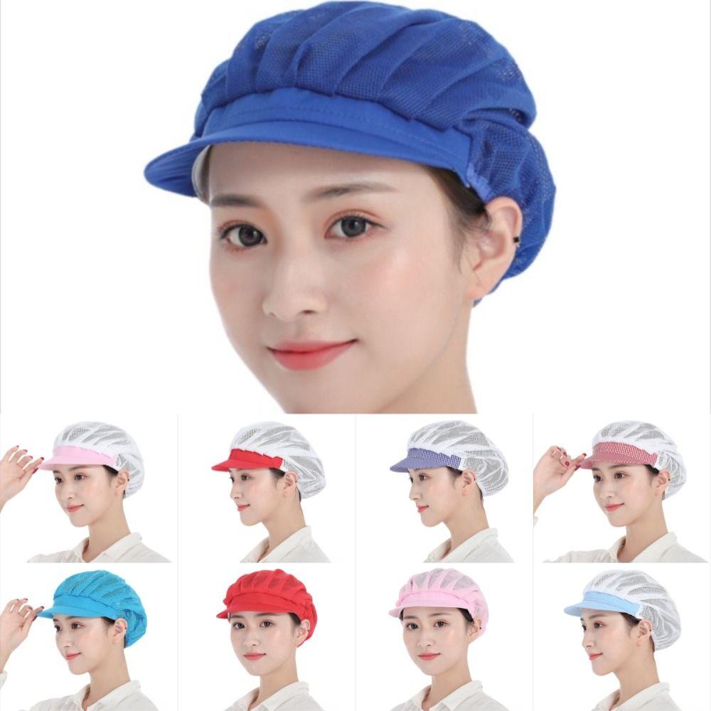 Hygienic Design Chef Hat Smoke-Proof Dustproof Feature Cooking Cap Hairfall Prevention Oil-Resistant Dust-Proof Net Cap