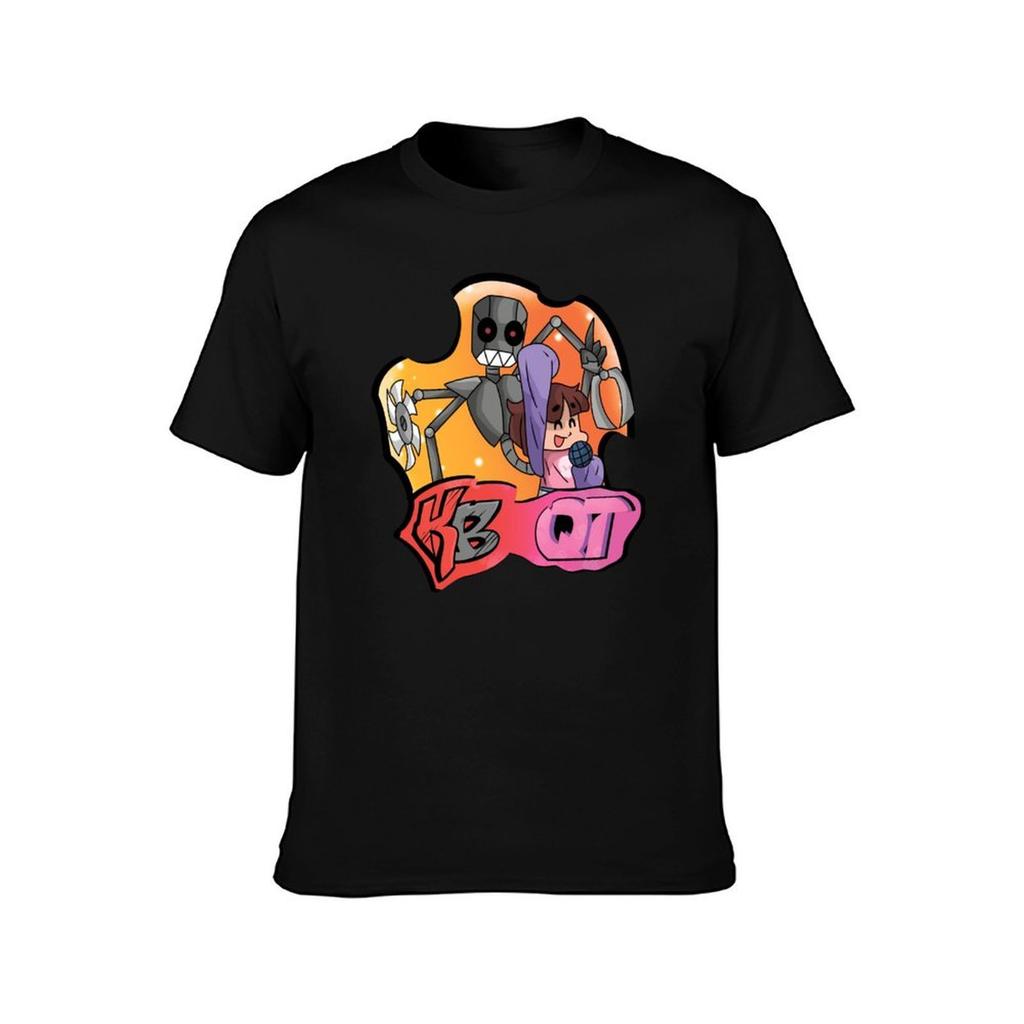 FNF KB and QT graffiti TShirt Street Fashion Casual Tee Shirt