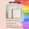 Square Pine Wood Canvas Frame Set: Solid Wood Painting Panels & Creative Drawing Boards for Kids