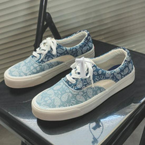 Kua Jing Dou Chuan Summer DIY High-Top Canvas Shoes - Breathable Unisex Design