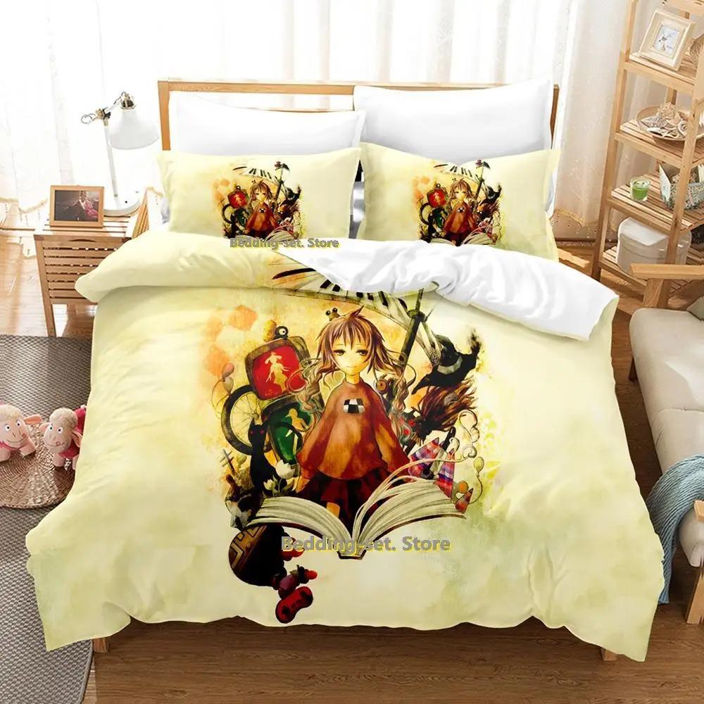 New Yume Nikki Bedding Set Single Twin Full Queen King Size Bed Set Adult Kid Bedroom Duvetcover Sets Anime Parure De Lit Bed