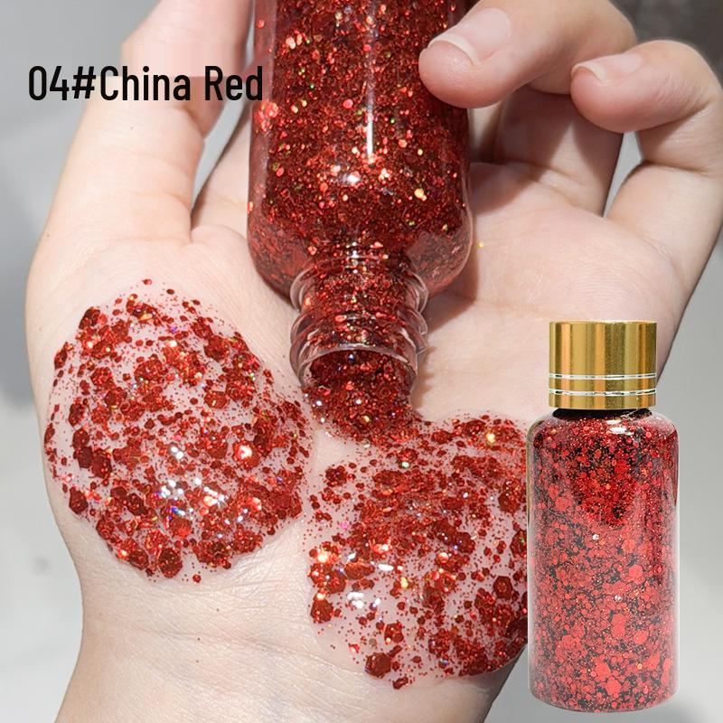 

Bling Bling Glitter Liquid Eyeshadow for Kids - Stage Makeup with Large Glitter Gel 30ml