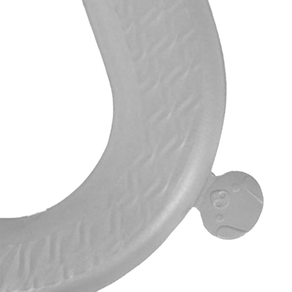 Toilet Seat Cover Pad Grey Cover Cushion with Handle Waterproof EVA Thickened Comfort Quick Dry