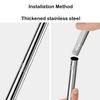 Lazy Broom Silicone Broom Water Stain Remover Stainless Scraper Non-Stick Hair Remover Flexible Window Groove Cleaning