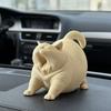 1pc Yawning cat statue Toy, Compact Desktop Decor for Home, Office, Car, Perfect Gift for Cat Lovers