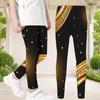 Girls Full Length Fitted Floral Printed Yoga Leggings Stretch Waist