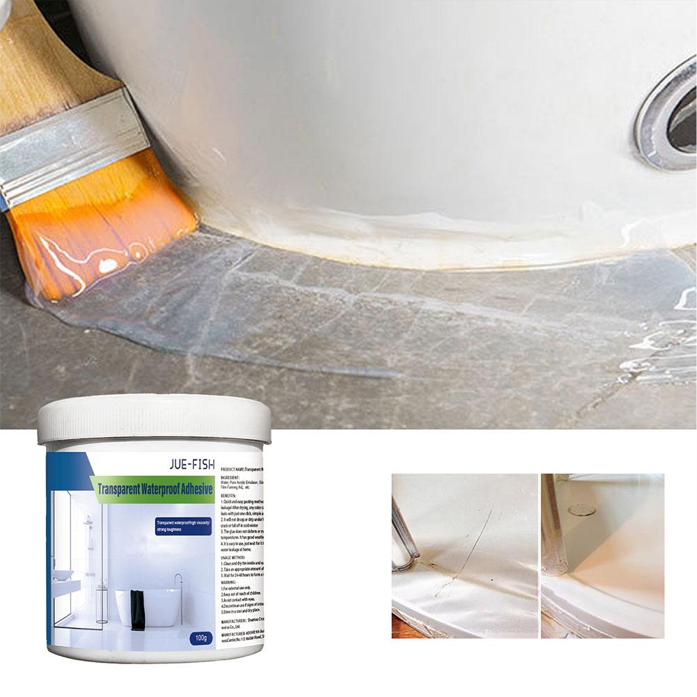 Polyurethane Waterproof Coating Invisible Paste Sealant Glue Adhesive Repair Leak Agent Home Roof Bathroom Repair Seal Cracks
