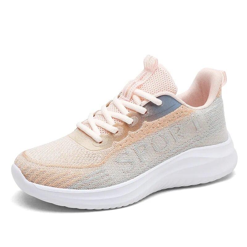 Женская повседневная спортивная обувь Кроссовки Женская повседневная обувь Модные дышащие — фото 21