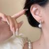 Elegant Rhinestone Pearl Stud Earrings: Luxurious, Unique, and Trendy Fashion Jewelry for Women.