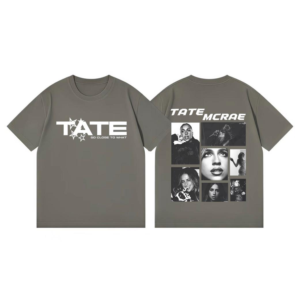 Tate Mcrae 2026 Concert Graphic T Shirts Men Women Fashion Vintage Short Sleeve Tshirt Summer Casual Cotton Tshirts Streetwear