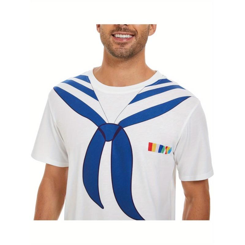 T-shirt marin 3D pour homme