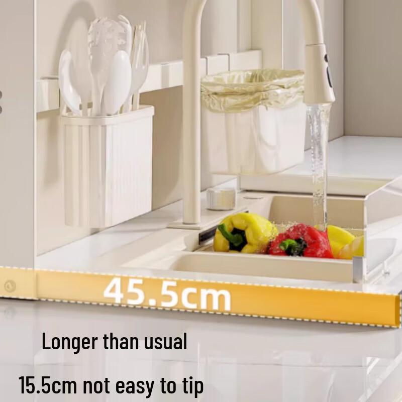 Double-Layer Over-Sink Kitchen Storage Organizer