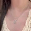 S925 Ice Lychee Water Drop Necklace - Versatile Clavicle Chain, Valentine's Day or Birthday Gift for Women or Best Friends