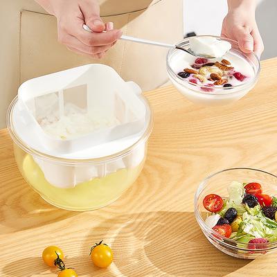 Coffee Yogurt Filter Maker Self-Made Greek- Yogurt Soybean Milk Cheese Whey Separator Water Draining Fine Mesh Strainer