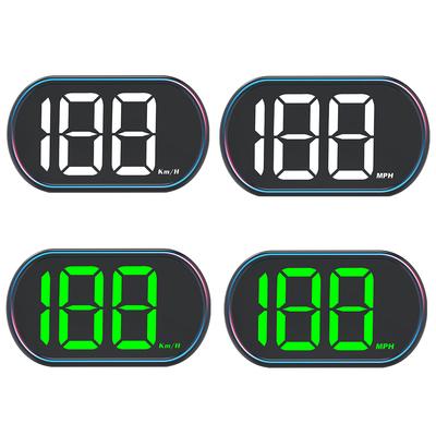 GPS KMH MPH HUD Digitaler Tachometer Head Up Display Digitale Geschwindigkeitsanzeige Große Schrift Geschwindigkeit Autoelektronik Zubehör