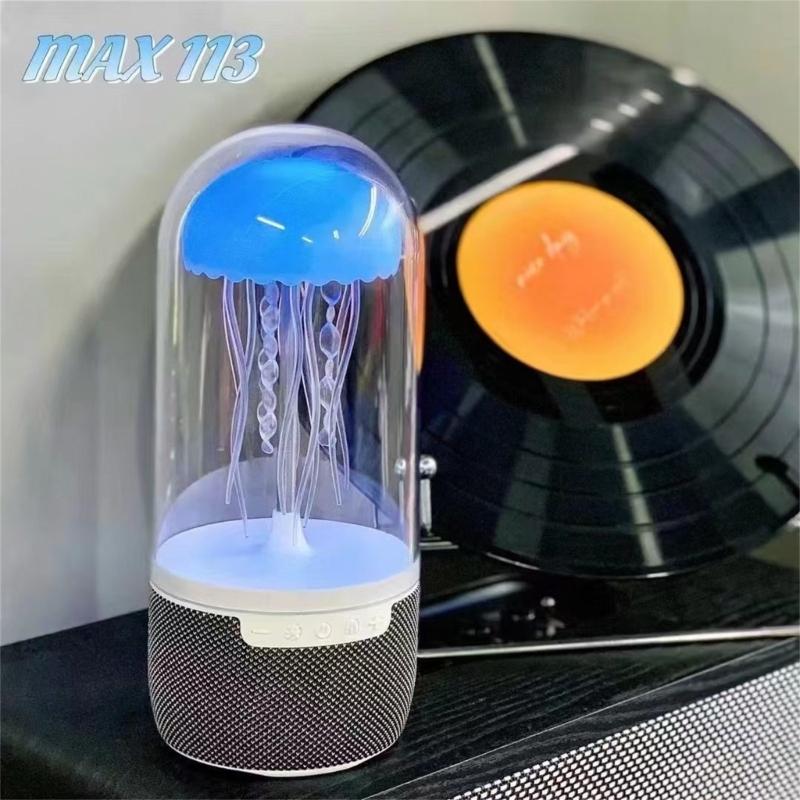 Portable Wireless Speaker Unit with Dynamic Multicolor Lights Powerful Output Easy To Use for Home & Outdoor Quests