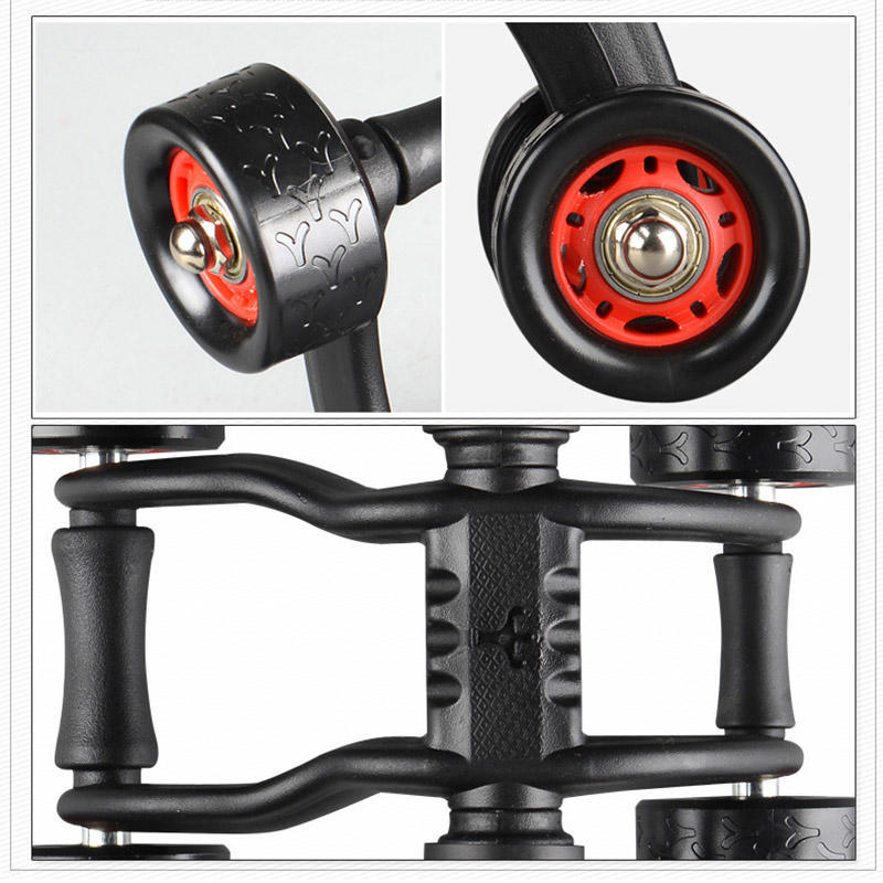 Man Power Roller Abdominal Fitness Bearing Abs Exercise Wheel Gym Equipment