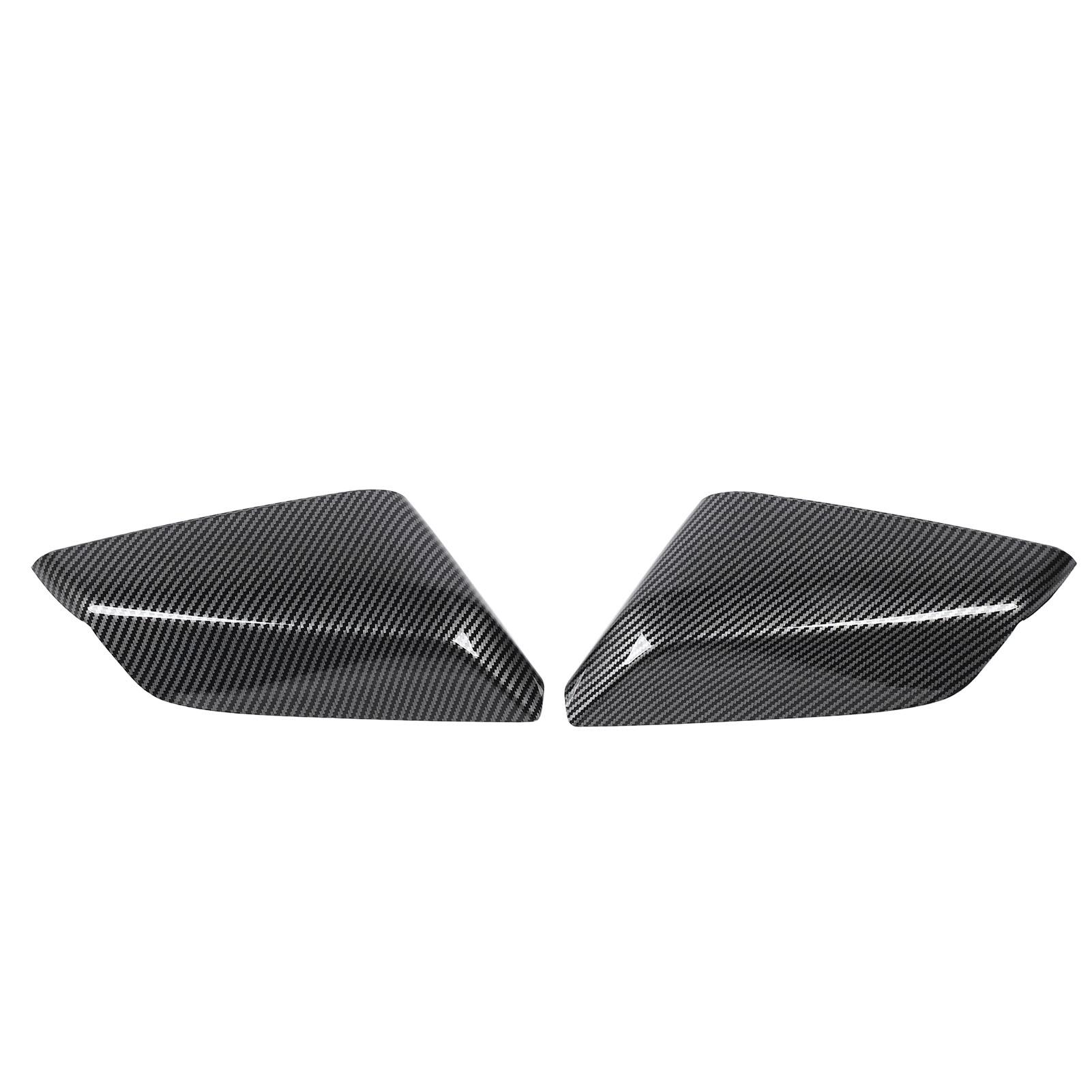 

2PCS Door Mirror Cap Carbon Fiber Style Strong Protection Weatherproof Wing Mirror Cover Trim for Malibu 2016 to 2020